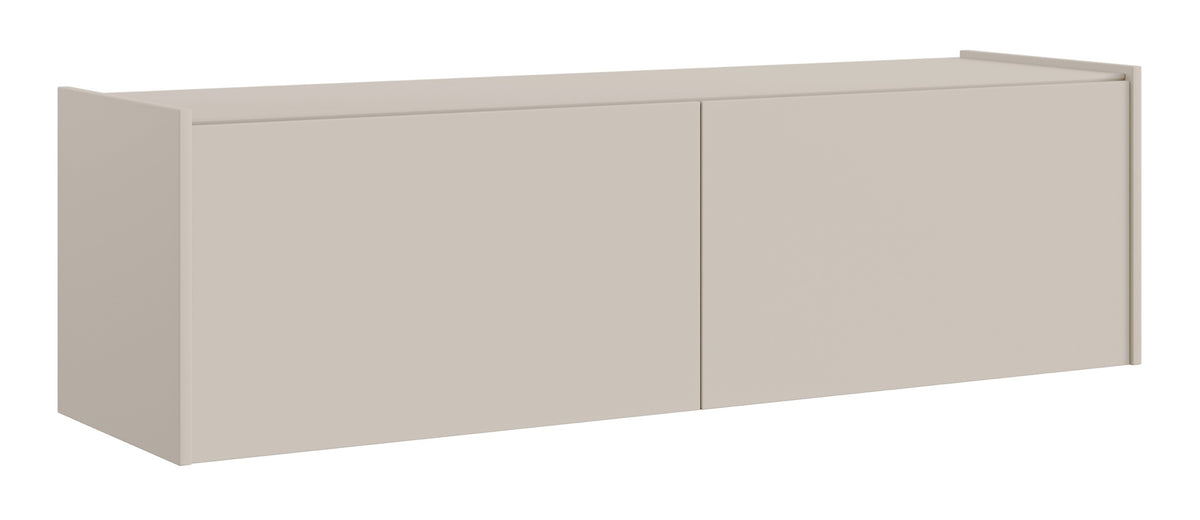 Meuble TV Magro suspendu et sur pied 140 cm cachemire