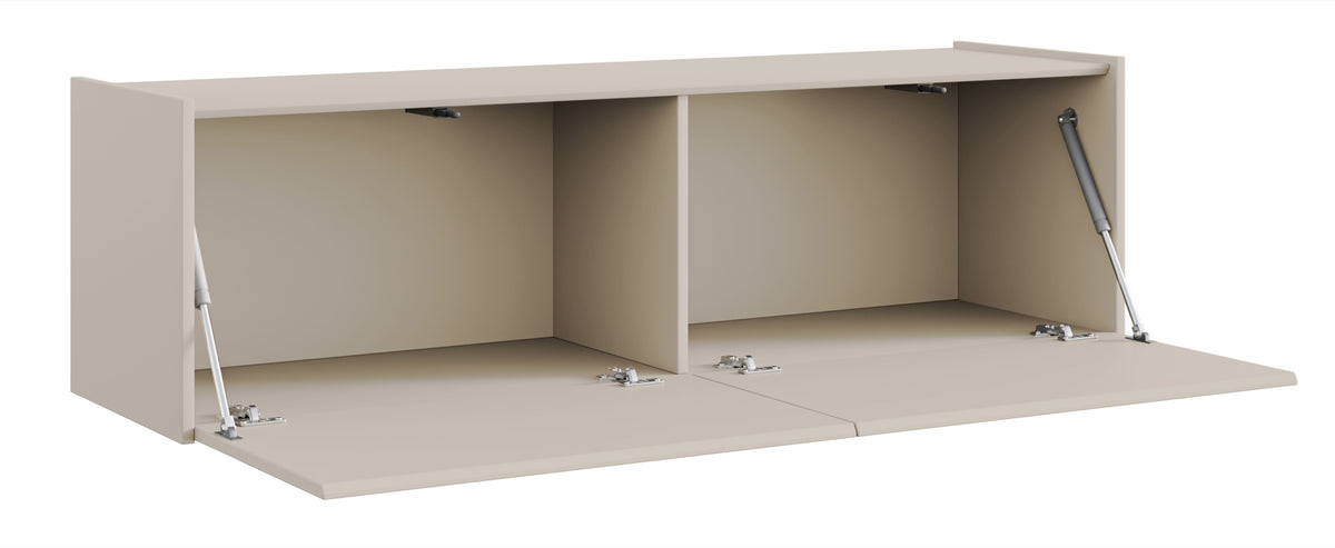 Meuble TV Magro suspendu et sur pied 140 cm cachemire