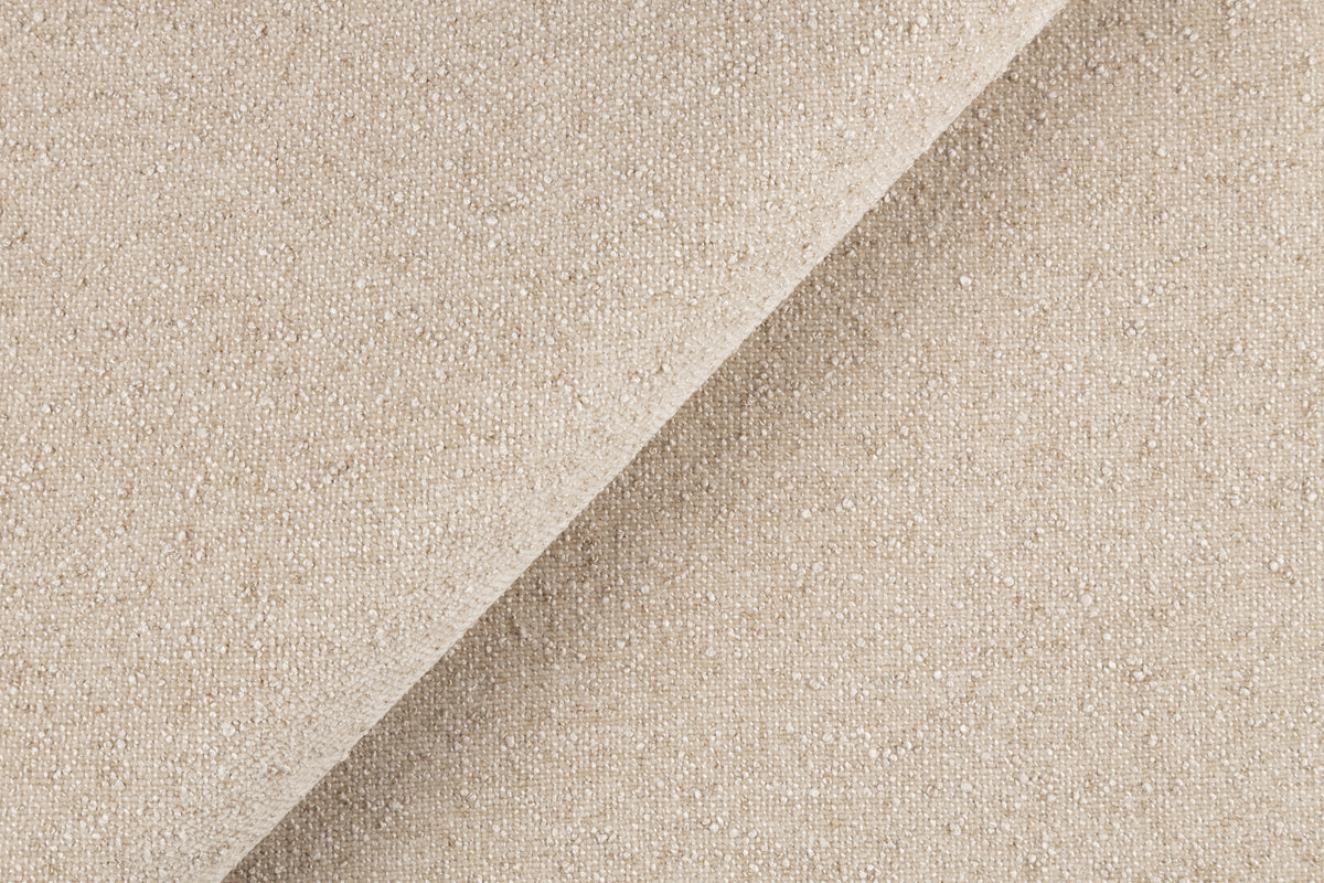 Lit tapissé Puffly 160x200 cm avec rangement, cadre métallique, tissu chenille beige