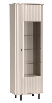 Vitrine haute Novado 65 cm 1 porte cachemire