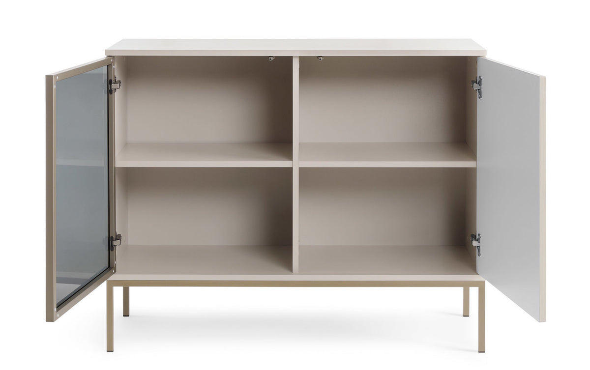 Commode Tosena 2 portes avec éclairage LED 104 cm Kashmire