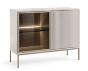 Commode Tosena 2 portes avec éclairage LED 104 cm Kashmire