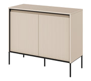 Commode 2 portes Trend 98 cm avec LED Beige