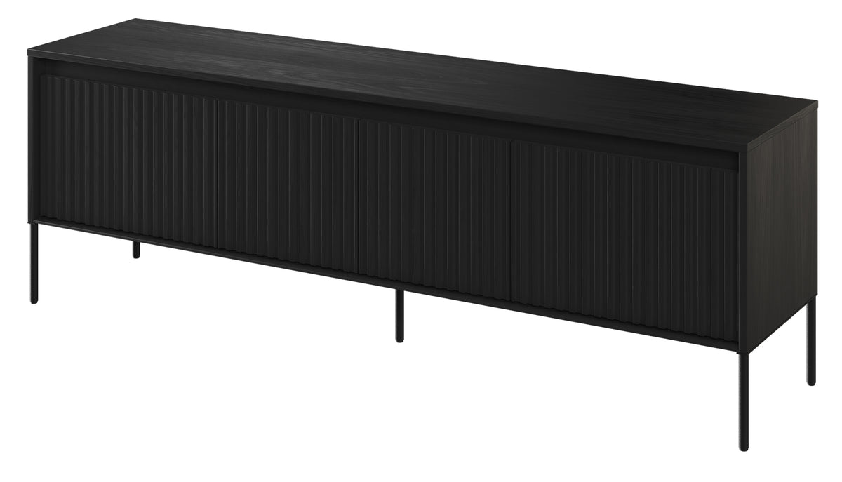 Meuble TV Trend 167 cm avec LED Noir