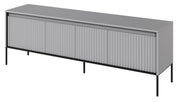 Meuble TV Trend 167 cm avec LED Gris