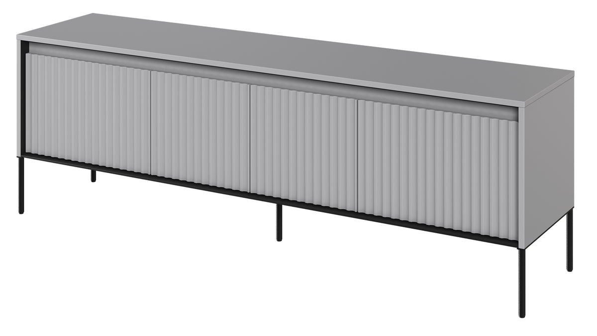 Meuble TV Trend 167 cm avec LED Gris