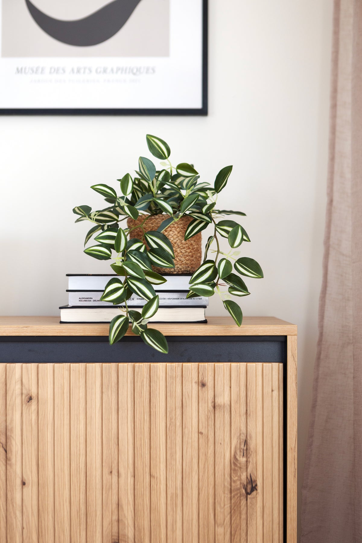 Meuble TV Trend 193 cm avec LED Chêne artisan