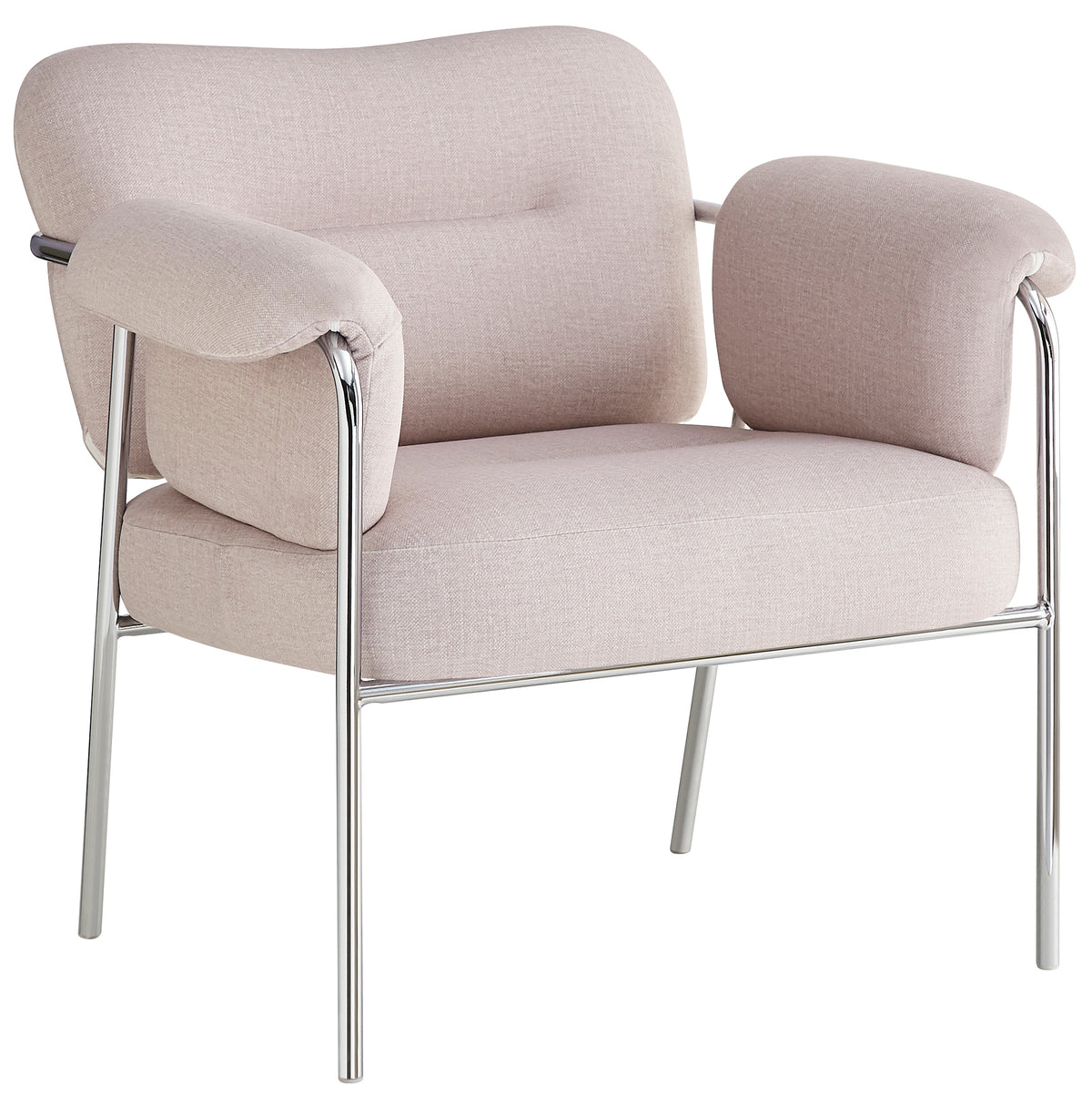 Fauteuil de relaxation Tovany en velours gris-beige tissu facile d'entretien