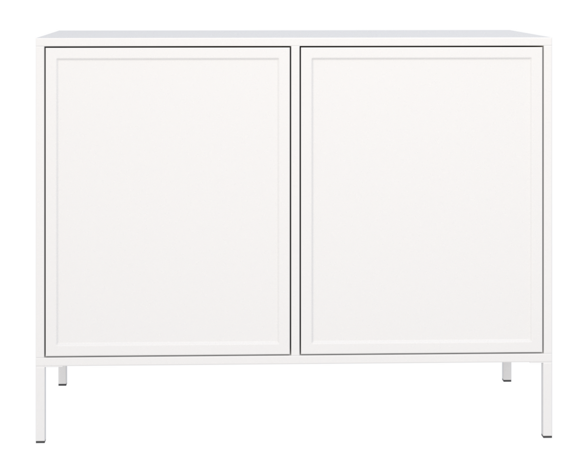 Velveto zweitürige Kommode 100 cm weiß