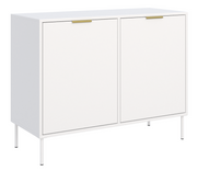 Commode 2 portes Vena 100 cm blanc