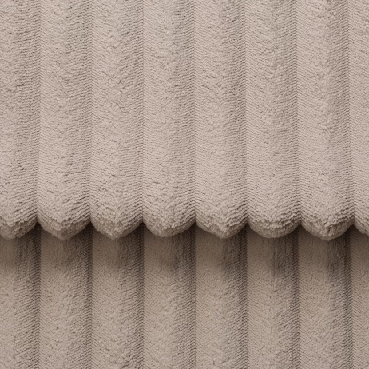 Ecksofa mit Schlafunktion Alferia, L-förmig, mit Stauraum, beige Cord, linksseitig