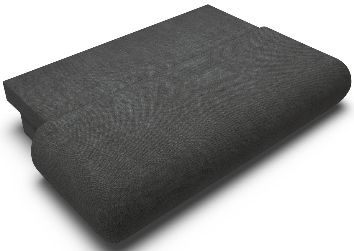 Canapé convertible 3 places Armone en chenille graphite