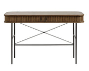 Bureau Gativel 120x60 cm lattes chêne brûlé