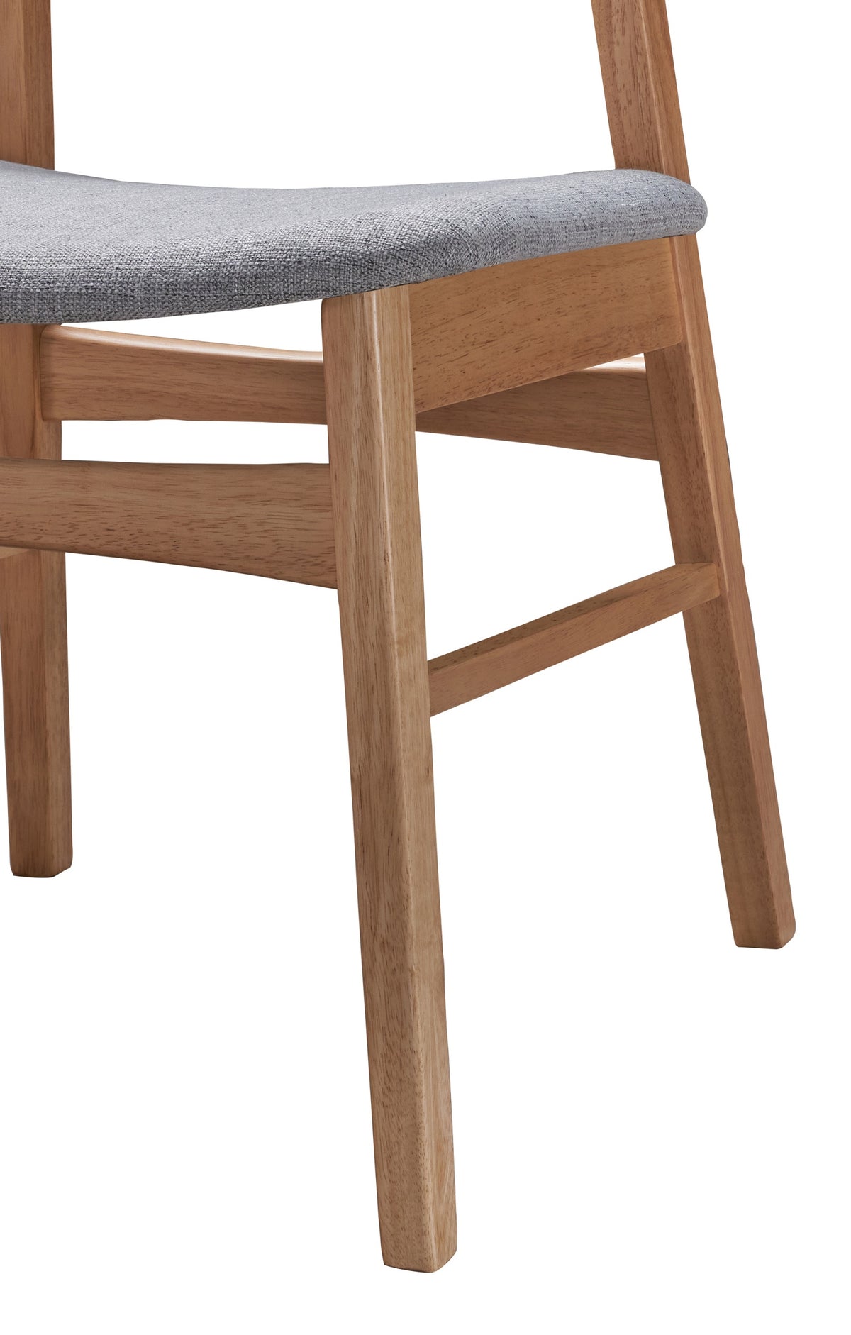 Chaise en bois Paraves chêne naturel/gris
