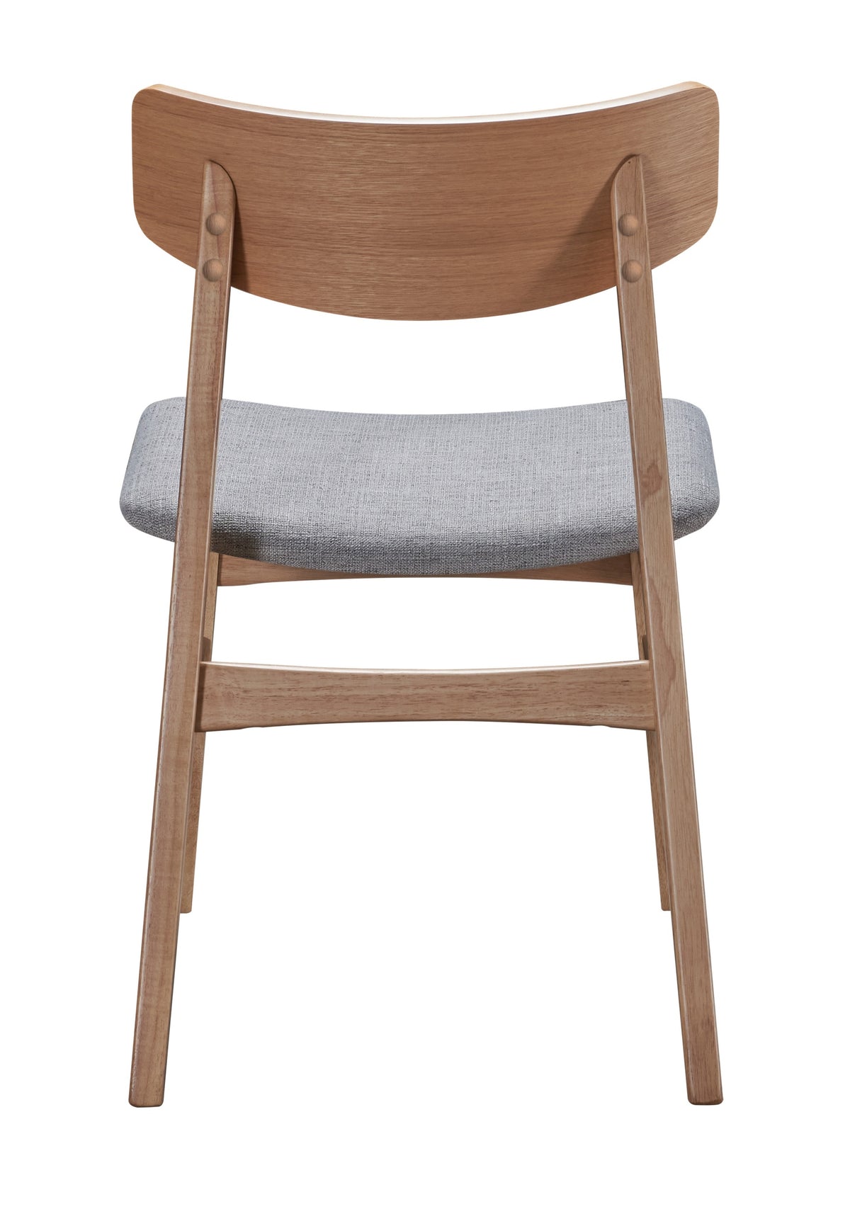 Chaise en bois Paraves chêne naturel/gris