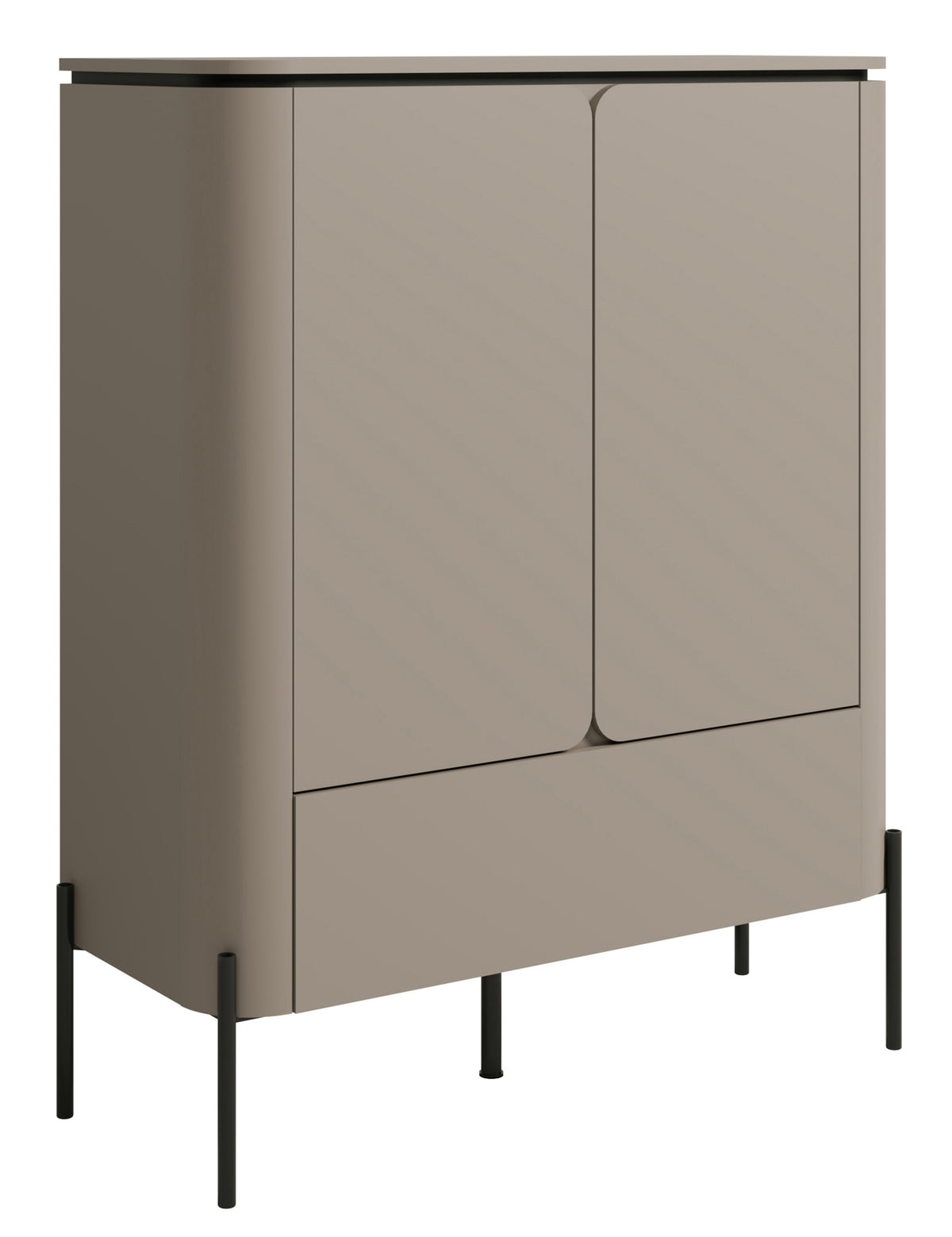 Commode 2 portes Calderis avec tiroir 98 cm congo