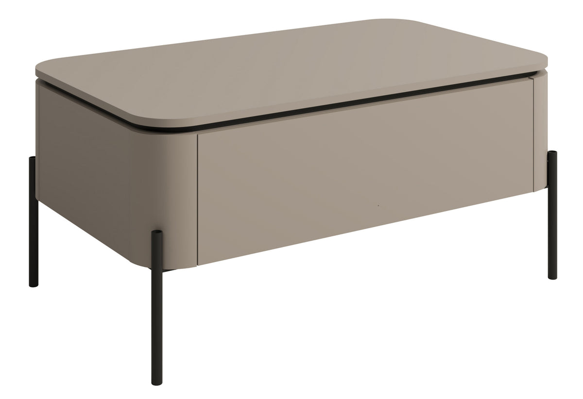 Table basse Calderis avec tiroir 98x60 cm congo