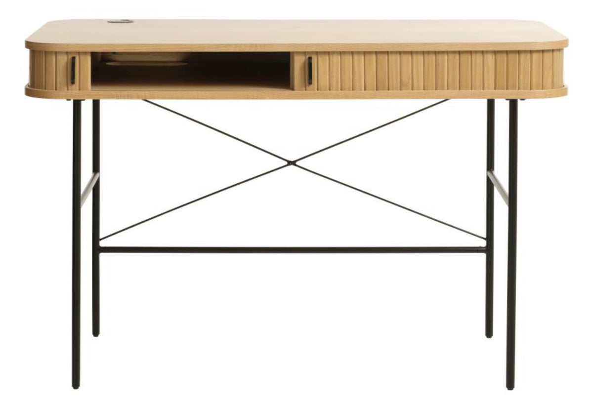 Bureau Gativel 120x60 cm lamelles chêne naturel