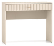 Toilette Caletto avec tiroir 92 cm lamelles décoratives beige