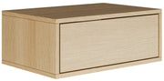 Table de chevet Framme suspendue avec tiroir 50 cm chêne Lindberg