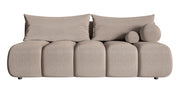 Canapé 3 places Dandelino Mini avec fonction couchage en chenille beige
