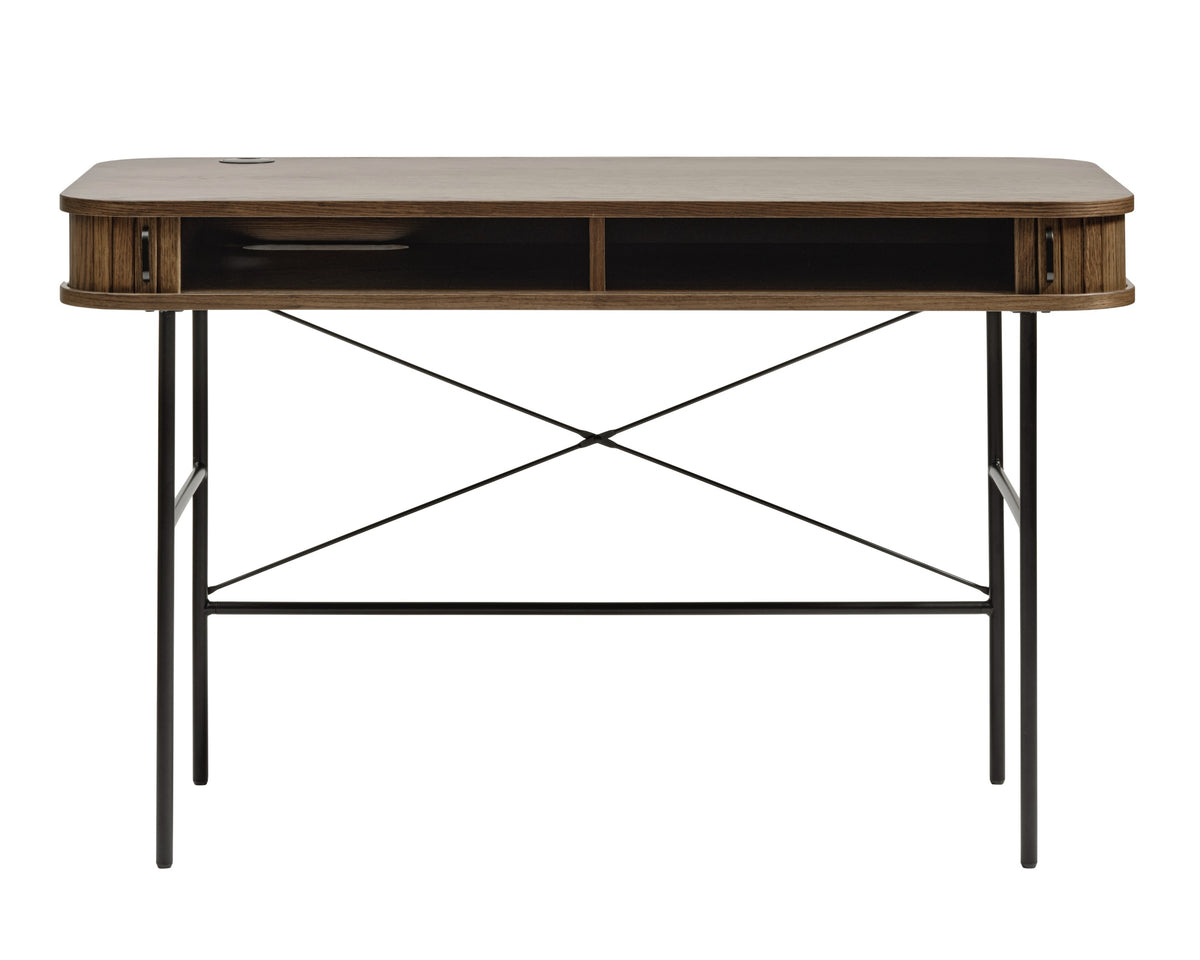 Bureau Gativel 120x60 cm lattes chêne brûlé