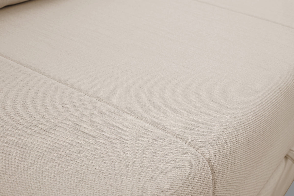 Canapé convertible trois places Diego en rotin clair beige