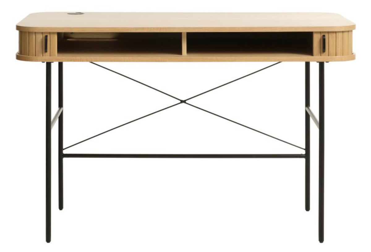Bureau Gativel 120x60 cm lamelles chêne naturel