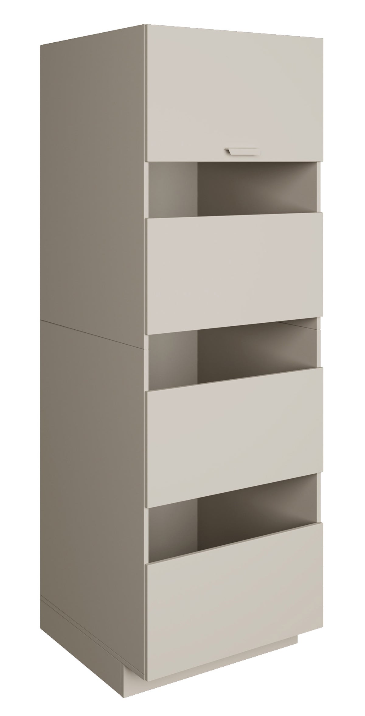 Armoire de salle de bain sur pied à quatre portes Holv 68 cm cachemire