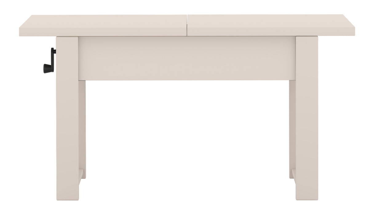 Ausziehbarer Couchtisch Hugo 120(157)x67 cm Kaschmir