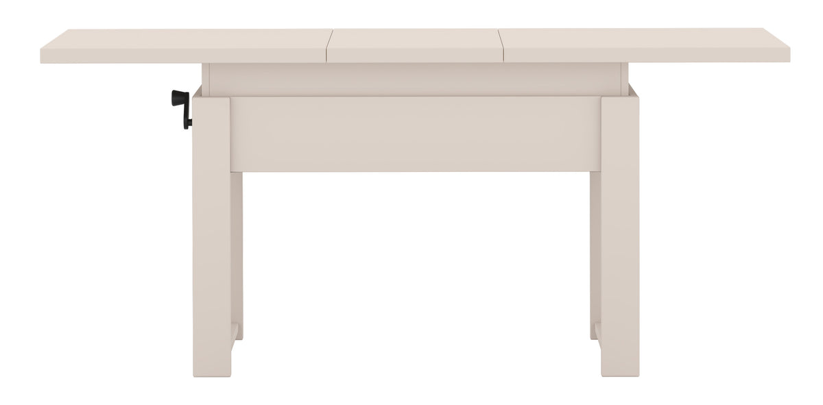 Ausziehbarer Couchtisch Hugo 120(157)x67 cm Kaschmir