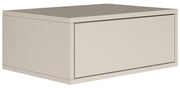 Table de chevet Framme suspendue avec tiroir 50 cm cachemire