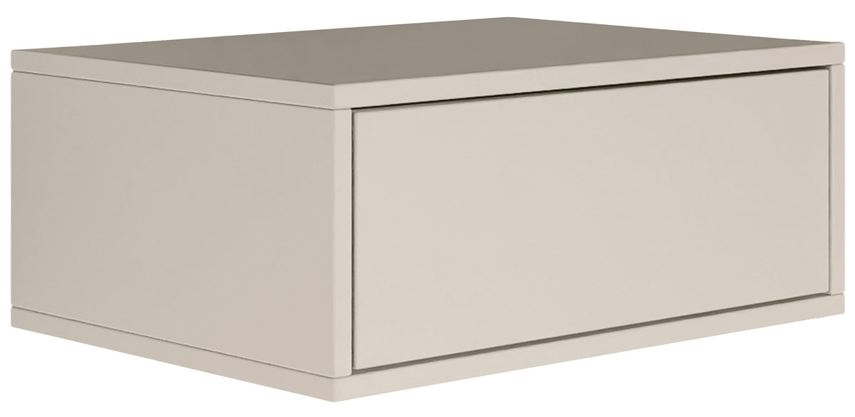 Table de chevet Framme suspendue avec tiroir 50 cm cachemire