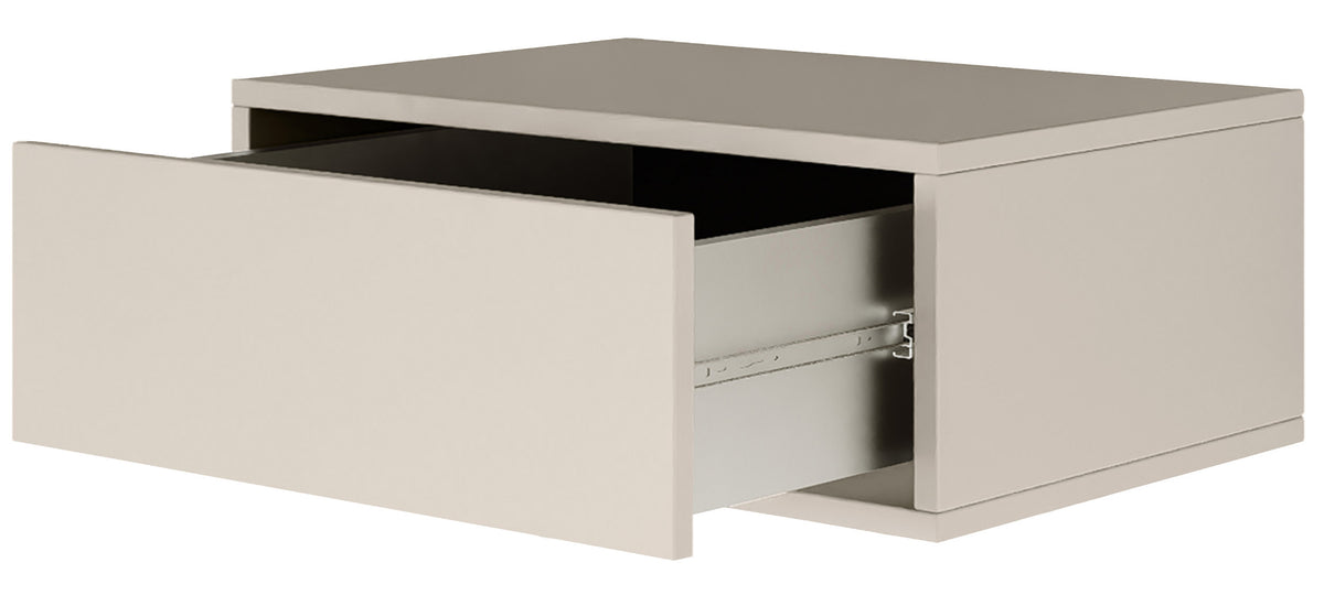 Table de chevet Framme suspendue avec tiroir 50 cm cachemire
