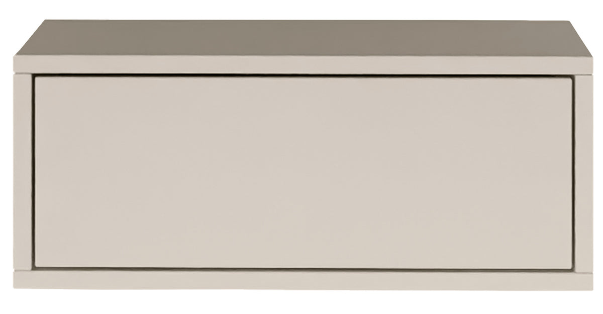 Table de chevet Framme suspendue avec tiroir 50 cm cachemire