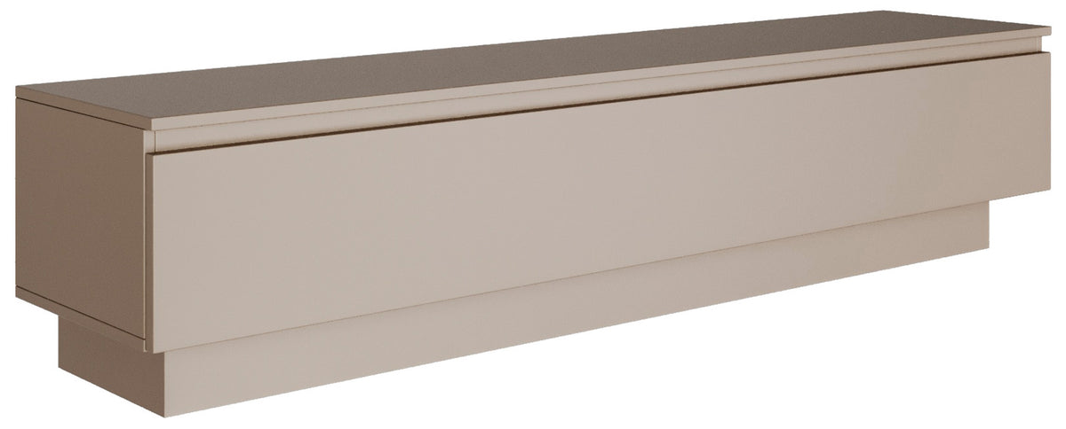 Meuble TV sur pied Lemmi avec abattant 175 cm cachemire