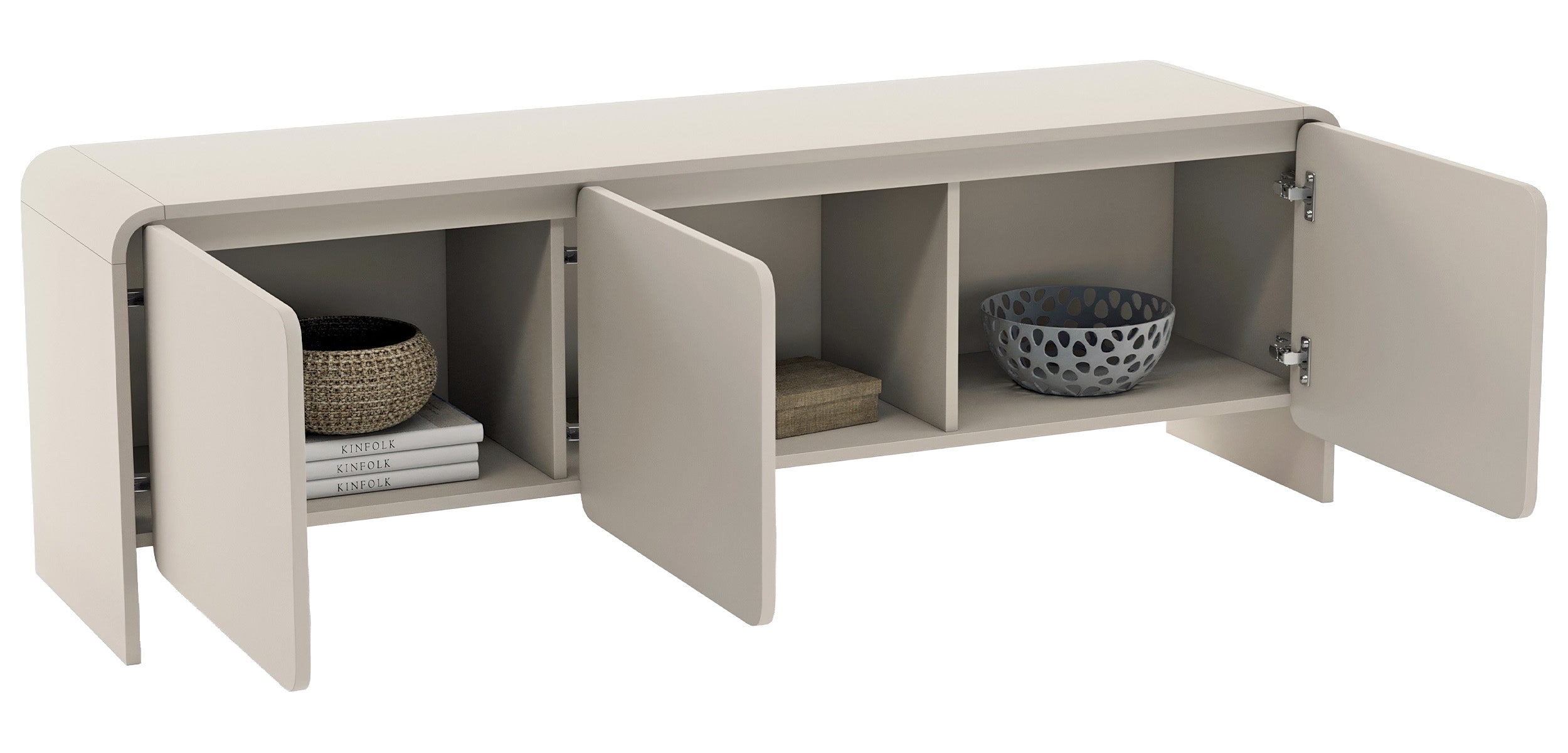 Meuble TV battant Lummo 156 cm Cachemire