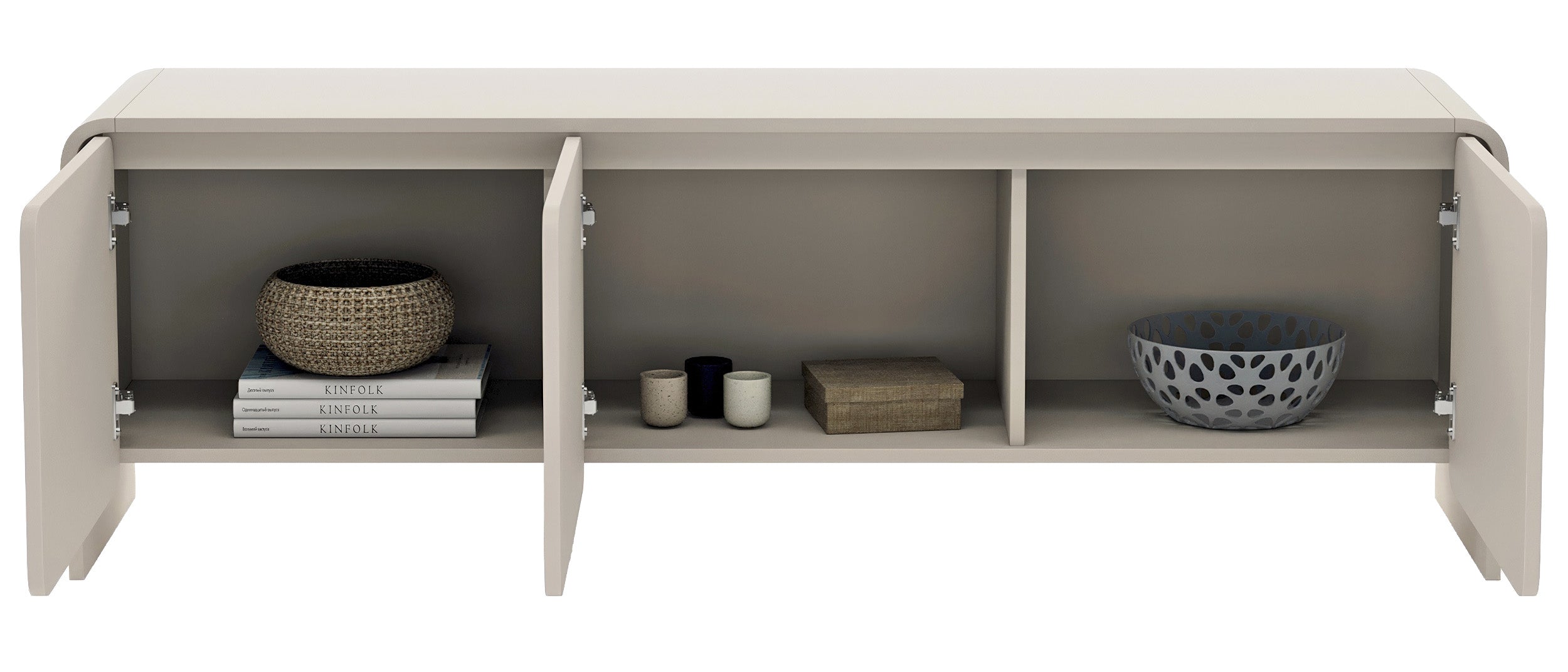 Meuble TV battant Lummo 156 cm Cachemire