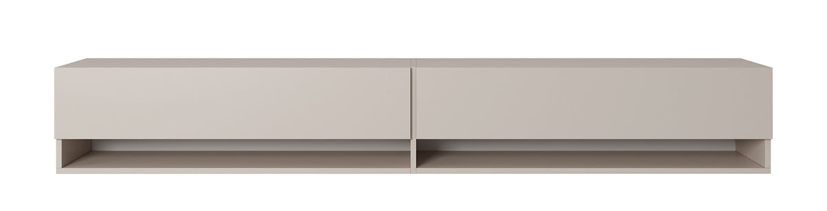 Meuble TV Mirrgo 200 cm Gris beige