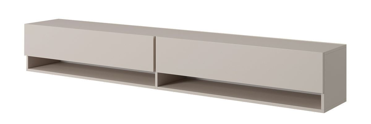 Meuble TV Mirrgo 200 cm Gris beige