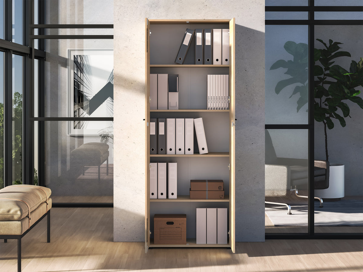 Armoire deux portes Odelis 79 cm chêne Lindberg