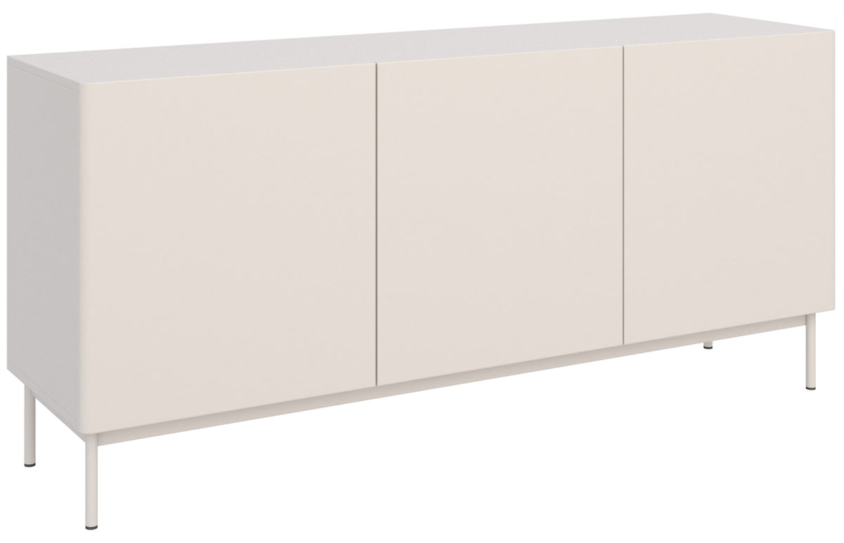 Meuble TV trois portes Olio haut 160 cm cachemire