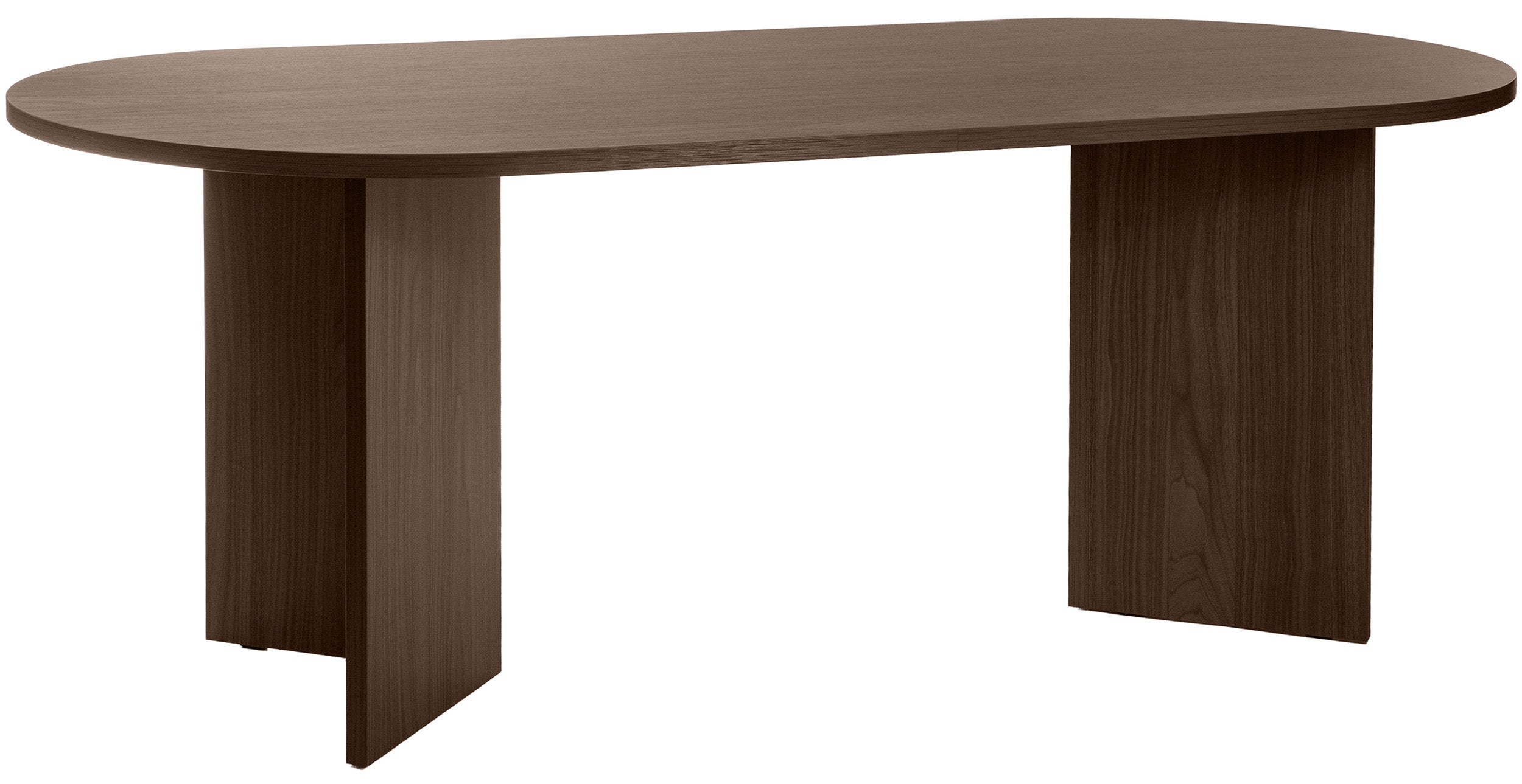 Ovaler Esstisch Ovo 204 cm Wisconsin Nussbaum