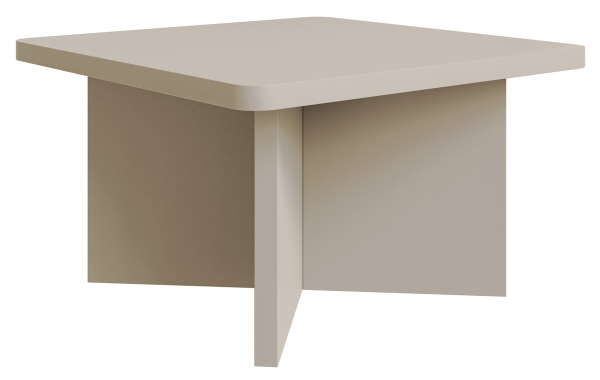 Table basse carrée Qubeo 60 cm cachemire