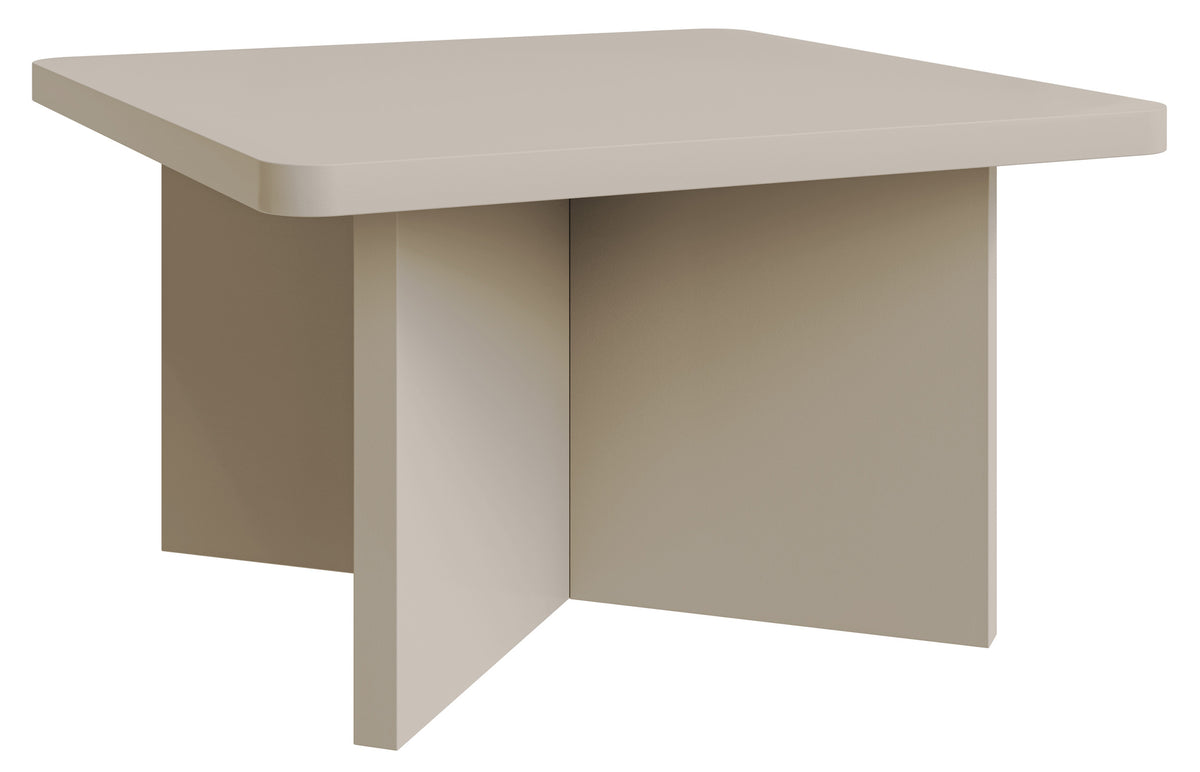 Table basse carrée Qubeo 60 cm cachemire