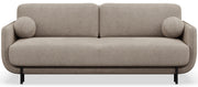 Canapé-lit 3 places Ovals en rotin beige