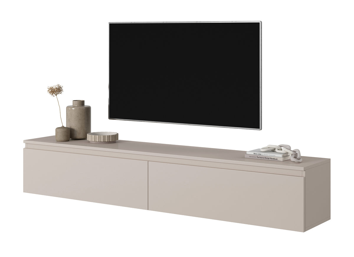 Meuble TV Seney 175 cm Gris beige