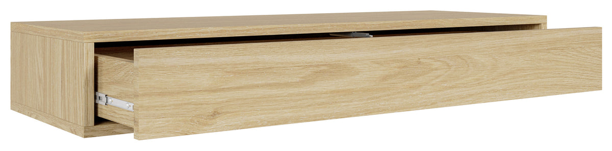 Console Sanva suspendue avec tiroir 90 cm chêne huilé