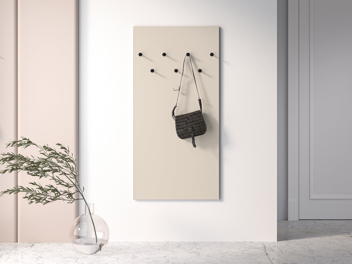 Patère murale Caletto 68 cm beige