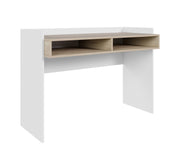 Bureau Tabise avec deux niches 120x53 cm blanc/noix California